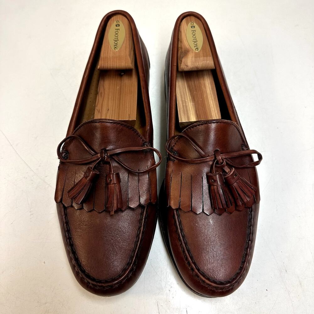 EXCELLENT Rancourt & Co. x FootJoy Tassel Loafer Made in Maine USA 10.5 E Wide